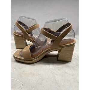 Naturalizer Rose Dress Sandal Women’s 7 Bamboo Tan Leather